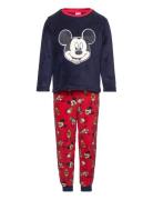 Pyjalong  Pyjamasetti Pyjama Red Mickey Mouse