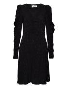 Vera Short Dress Polvipituinen Mekko Black Fabienne Chapot