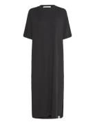 Modal Long Loose T-Shirt Dress Polvipituinen Mekko Black Calvin Klein ...