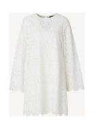 Kate Broderie Anglaise Dress Lyhyt Mekko White Lexington Clothing