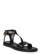 Sandals - Flat - Open Toe - Op Matalapohjaiset Sandaalit Black ANGULUS