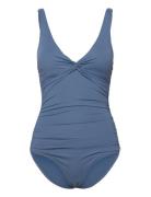 Panos Emporio Simi Solid Swimsuit Uimapuku Uima-asut Blue Panos Empori...