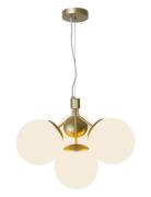 Ivona/4-Pendant Home Lighting Lamps Ceiling Lamps Pendant Lamps Gold N...