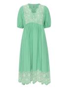 Cuvalda Dress Polvipituinen Mekko Green Culture