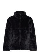 Nkfmosa Fake Fur Jacket Pb Takki Black Name It