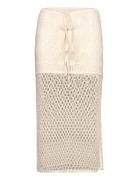 Onlflorence Crochet Skirt Polvipituinen Hame Cream ONLY
