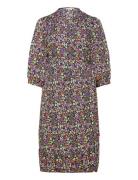 Carlivia 3/4 Wrap Midi Dress Wvn Noos Polvipituinen Mekko Purple ONLY ...