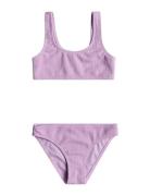 Aruba Rg Bralette Set Bikinit Purple Roxy