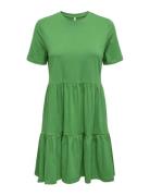 Onlmay Life S/S Peplum Dress Box Jrs Polvipituinen Mekko Green ONLY