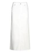 Ivy-Zoe Maxi Skirt White Polvipituinen Hame White IVY Copenhagen
