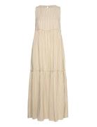 Vertical Multi Striped Strap Dress Polvipituinen Mekko Cream Bobo Chos...