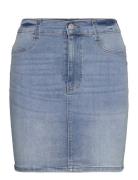 Bianca Denim Skirt Lyhyt Hame Blue Bubbleroom