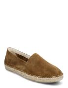 Slhajo New Suede Espadrilles B Espadrillot Kengät Brown Selected Homme