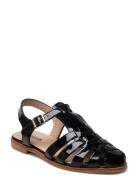 Sandals - Flat - Closed Toe - Op Matalapohjaiset Sandaalit Black ANGUL...