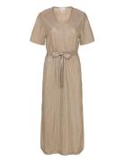 Evysz Dress Polvipituinen Mekko Gold Saint Tropez