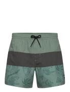 Mix & Match Cali Block 15'' Swim Shorts Uimashortsit Green O'neill