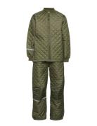 Basic Thermal Set -Solid Outerwear Thermo Outerwear Thermo Sets Green ...