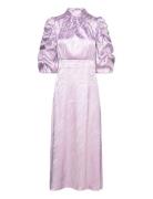 Leo Long Dress Polvipituinen Mekko Purple Noella