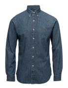 Slim Fit Oxford Shirt Designers Shirts Casual Blue Polo Ralph Lauren