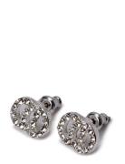 Victoria Recycled Crystal Earrings Silver-Plated Accessories Jewellery...