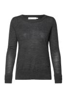 Nora O-Neck Pullover Tops Knitwear Jumpers Grey InWear