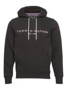 Core Tommy Logo Hoody Tops Sweat-shirts & Hoodies Hoodies Black Tommy ...