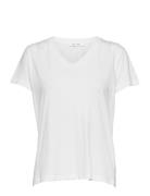 Solly V-N T-Shirt 205 Tops T-shirts & Tops Short-sleeved White Samsøe ...