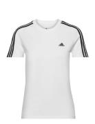 W 3S T Sport T-shirts & Tops Short-sleeved White Adidas Sportswear