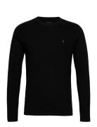 Brace Ls Tonic Crew Tops T-shirts Long-sleeved Black AllSaints