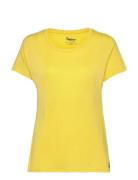 Urban Wool W Tee Sport T-shirts & Tops Short-sleeved Yellow Bergans