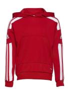 Squadra21 Hoody Youth Sport Sweat-shirts & Hoodies Hoodies Red Adidas ...