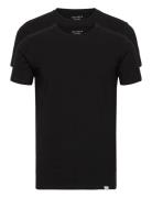 Les Deux Basic T-Shirt - 2-Pack Tops T-shirts Short-sleeved Black Les ...