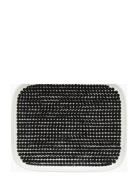 Räsymatto Plate 15X12 Cm Home Tableware Plates Dinner Plates Black Mar...