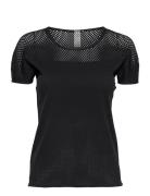 Stamina T-Shirt Sport T-shirts & Tops Short-sleeved Black Famme