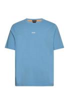 Tchup Tops T-shirts Short-sleeved Blue BOSS