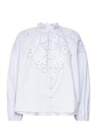Margaux Shirt Tops Shirts Long-sleeved White Malina