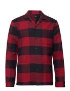Cole Organic Cotton Checked Overshirt Tops Overshirts Multi/patterned ...