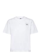 Asmc Regl Tee Sport T-shirts & Tops Short-sleeved White Adidas By Stel...
