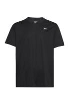 Ss Tech Tee Sport T-shirts Short-sleeved Black Reebok Performance