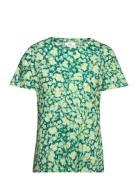 Almaiw Print Tshirt Tops T-shirts & Tops Short-sleeved Green InWear