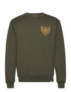 Chad Sweatshirt Tops Sweat-shirts & Hoodies Sweat-shirts Khaki Green L...
