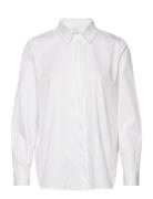 Nuhelena Shirt Tops Shirts Long-sleeved White Nümph