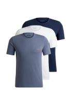 T-Shirt Rn Triplet P Designers T-shirts Short-sleeved Blue HUGO