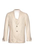 Ness Jacket Suits & Blazers Blazers Single Breasted Blazers Beige SIR ...
