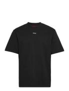 Dapolino Designers T-shirts Short-sleeved Black HUGO