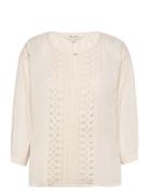 Bendinepw Sh Tops Blouses Long-sleeved Beige Part Two
