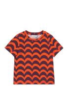 Soida Mini Laine Tops T-shirts Short-sleeved Orange Marimekko