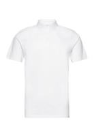 Bs Natesan Regular Fit Polo Shirt Tops Polos Short-sleeved White Bruun...