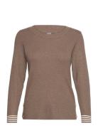 Cuannemarie Pullover Tops Knitwear Jumpers Brown Culture