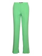 Jane Mid Waist Trousers Bottoms Trousers Straight Leg Green Gina Trico...